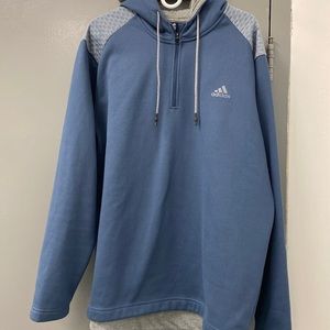 Brand new mens XL golf adidas front zip hooded pullover.